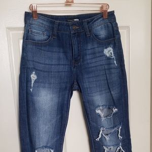 Distressed Medium Wash Blue Jeans NWOT